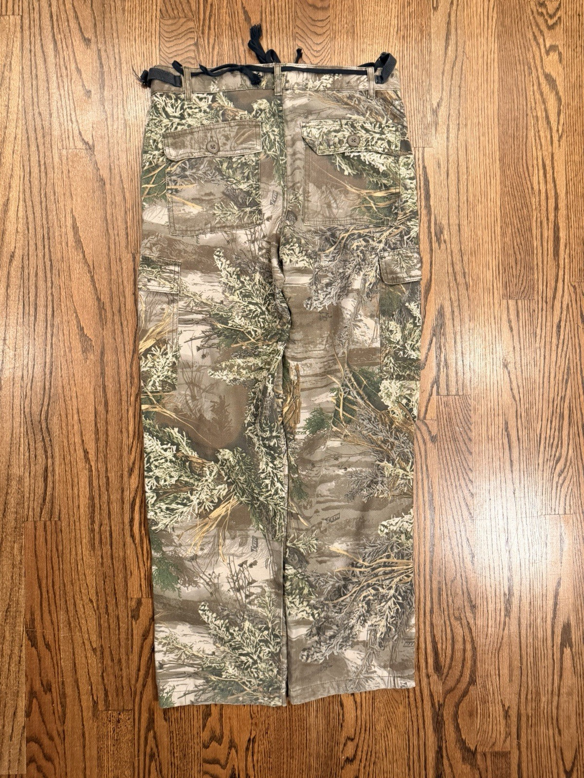 Vintage VF Jeanswear Camo Cargo Pants 32x30 – Woodland Hunting Outdoor Tactical
