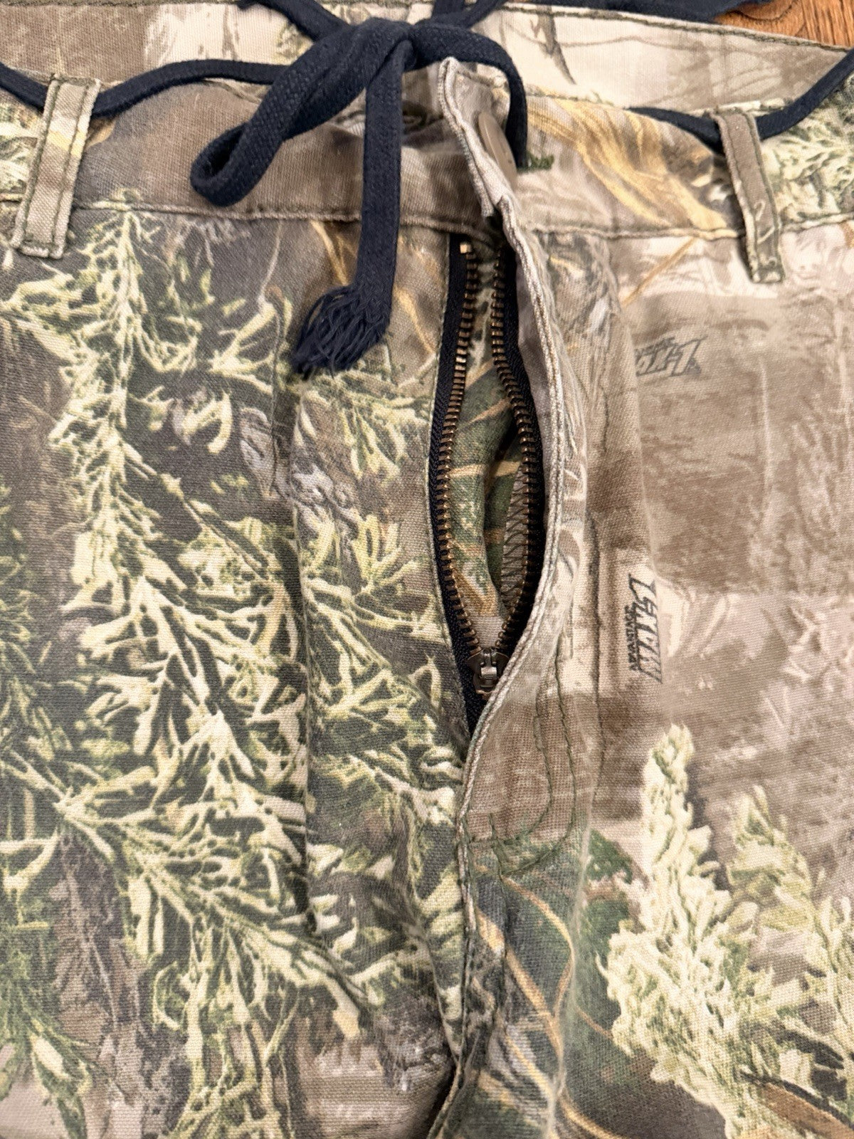 Vintage VF Jeanswear Camo Cargo Pants 32x30 – Woodland Hunting Outdoor Tactical