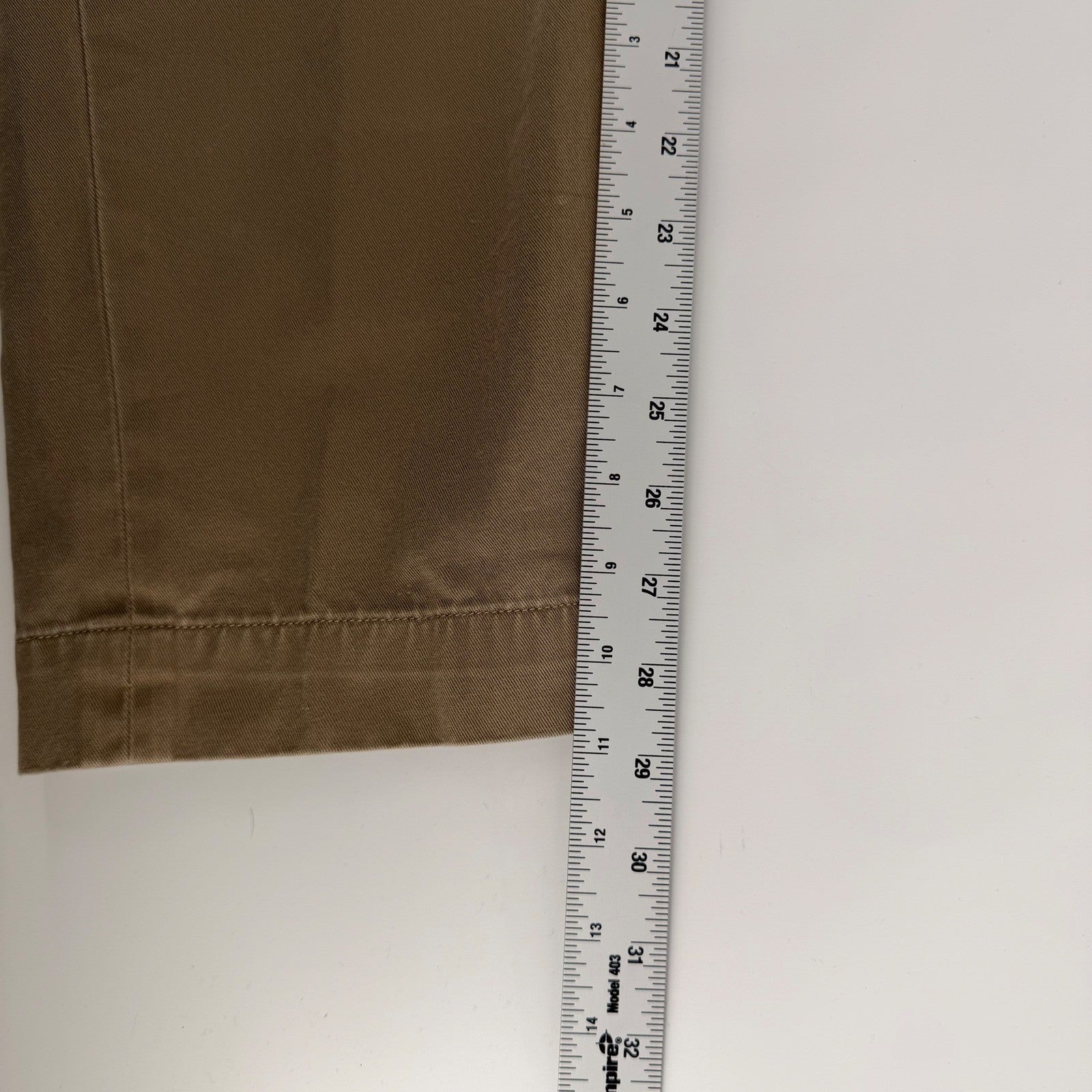 Polo Ralph Lauren Classic Fit Chino Pants Khaki Tan Cotton Twill 37x30 Mens