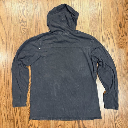 Hot Topic Led Zeppelin Graphic Hoodie Tour 1969 Band Tee Size M Black