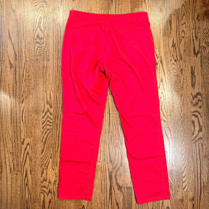 Nike Golf Modern Fit Dri-FIT Pants 36x32 Red Performance Trousers