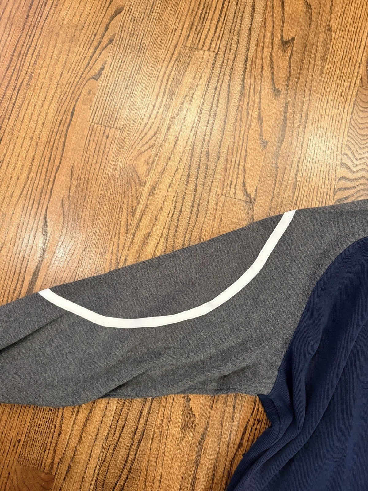 Nautica Competition Full Zip Jacket Navy Gray Size M