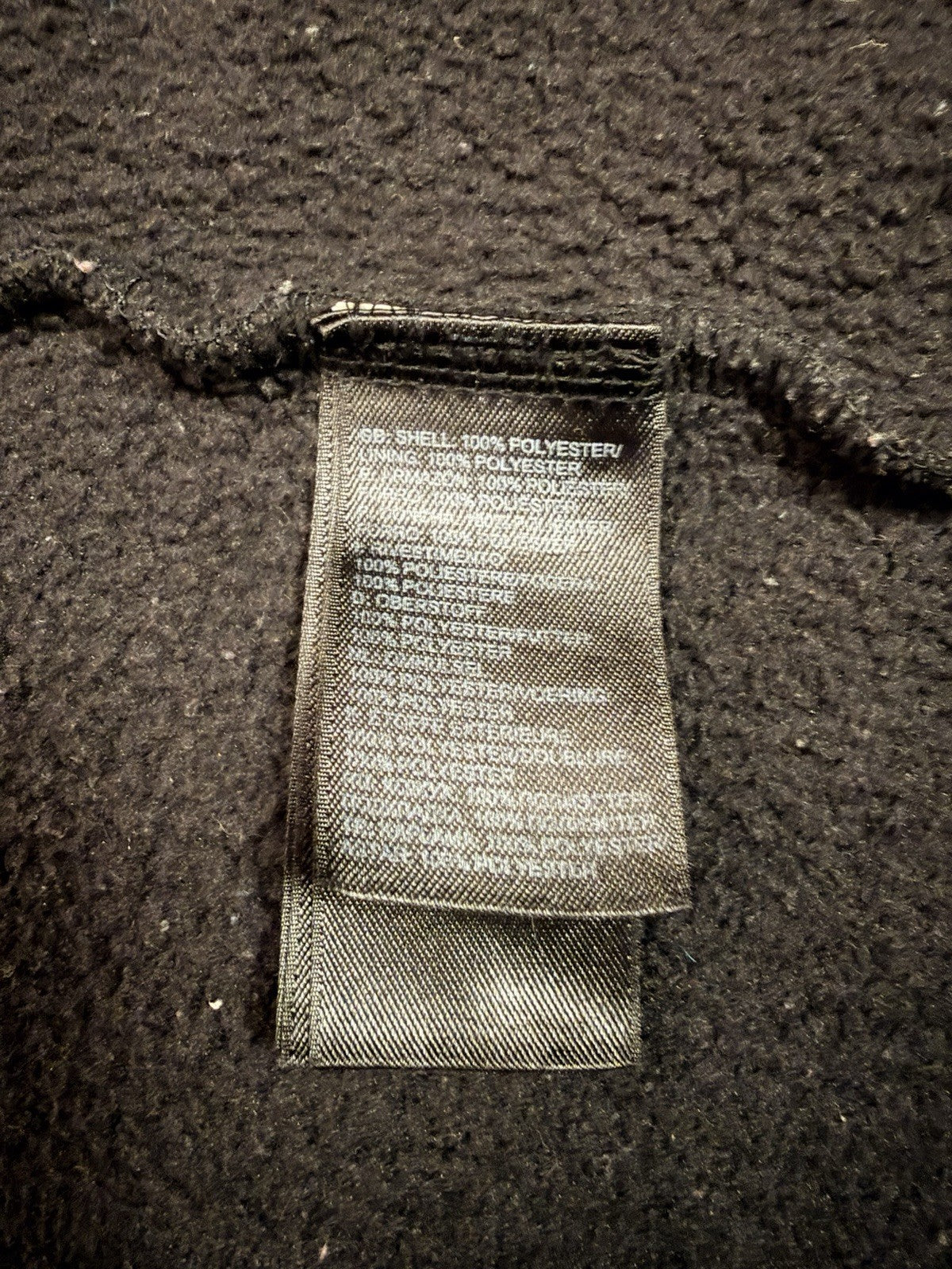 The North Face Jacket Womens S Black Full Zip Fleece