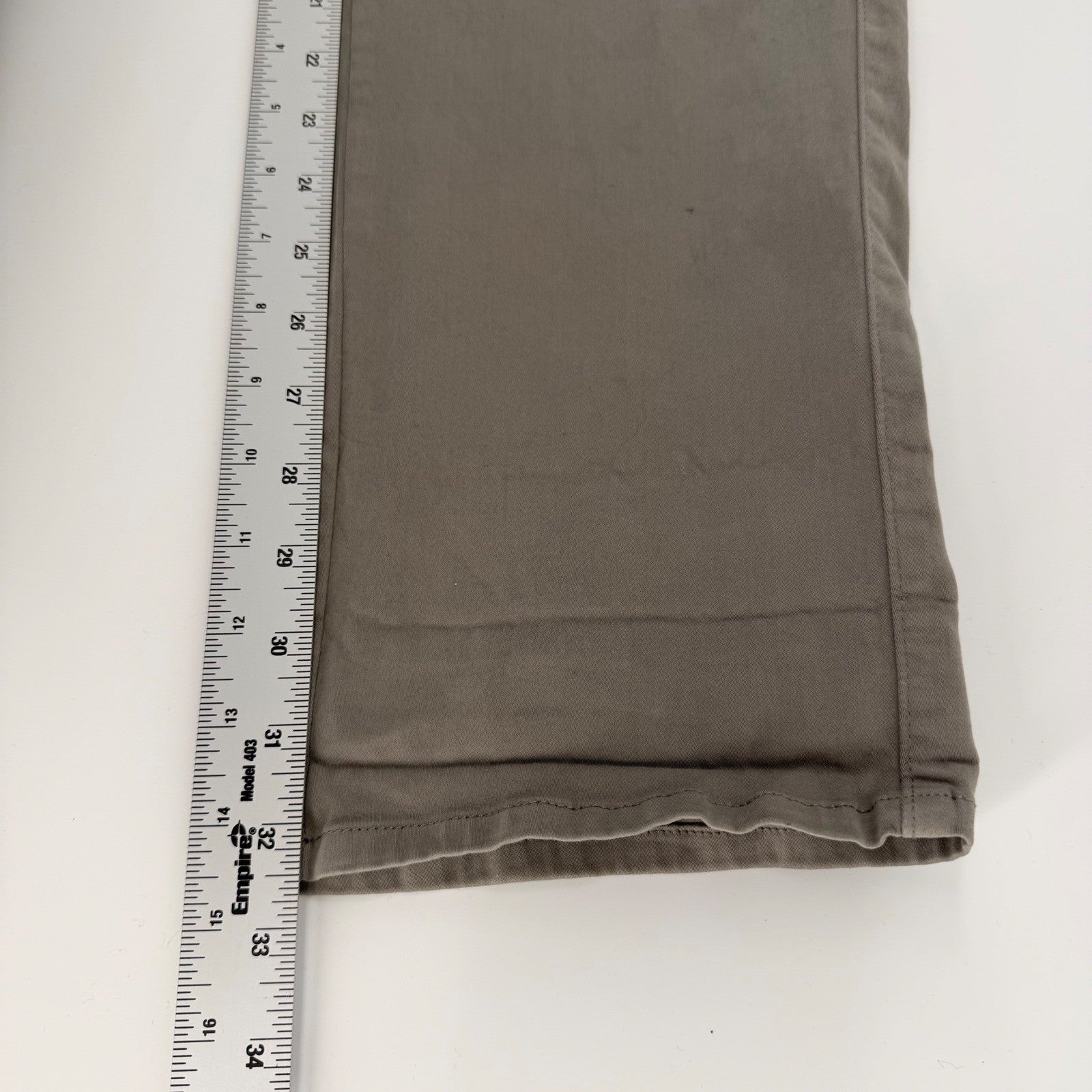 Peter Millar Crown 5-Pocket Pants Straight Leg Chino Golf Trousers 38 Grey Prep