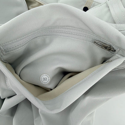 Lululemon Commission Pant Classic Fit 32 Grey Warpstreme Performance Golf Chino