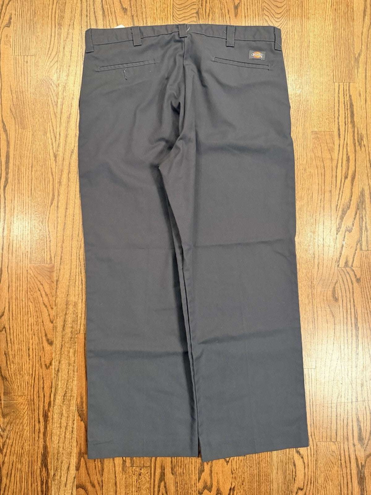 Dickies Flat Front Work Pants Men’s 38x30 Gray Durable Classic Fit