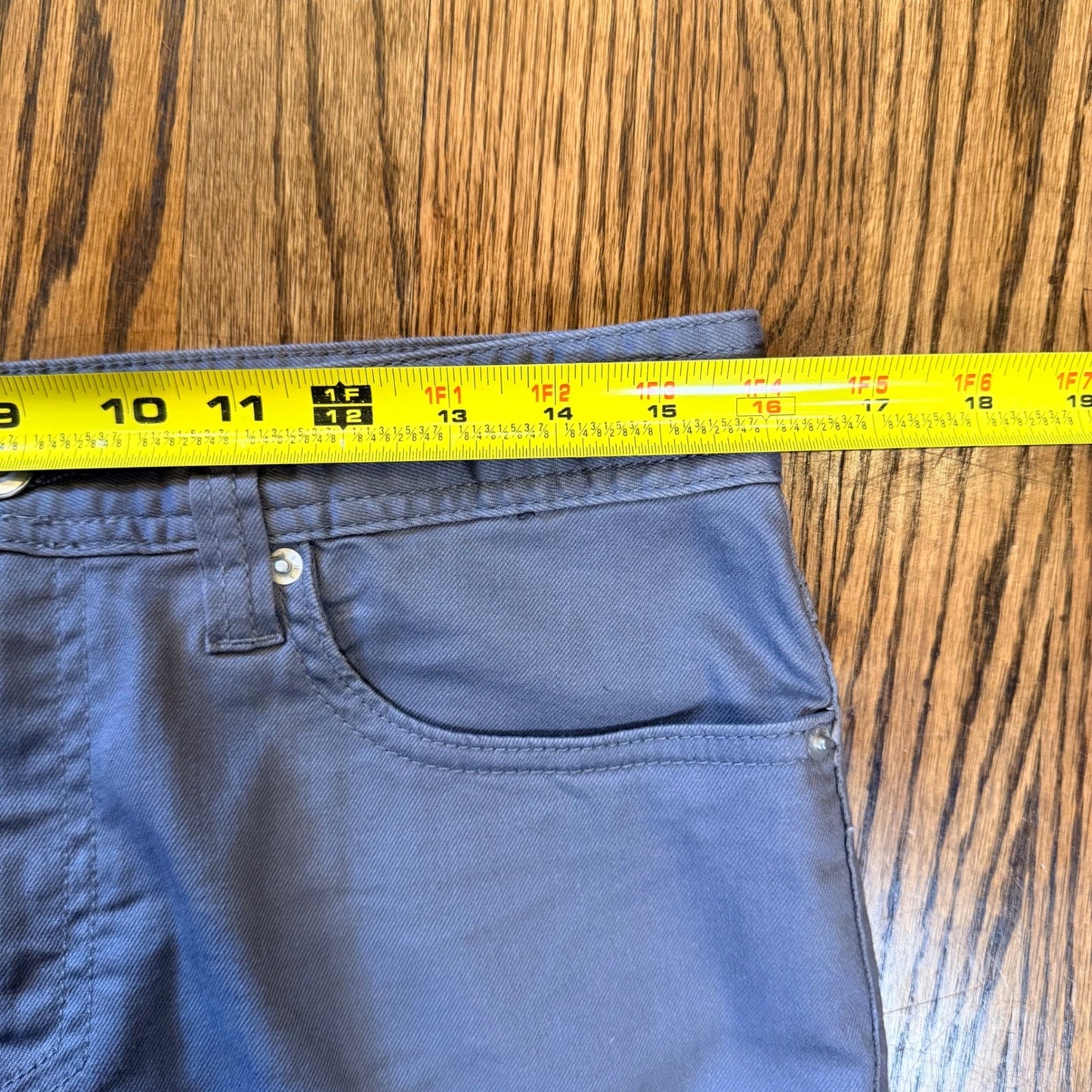 Prana Bridger Jean Slim Fit Straight Leg Stretch Denim 30x34 Gravel Grey NWT