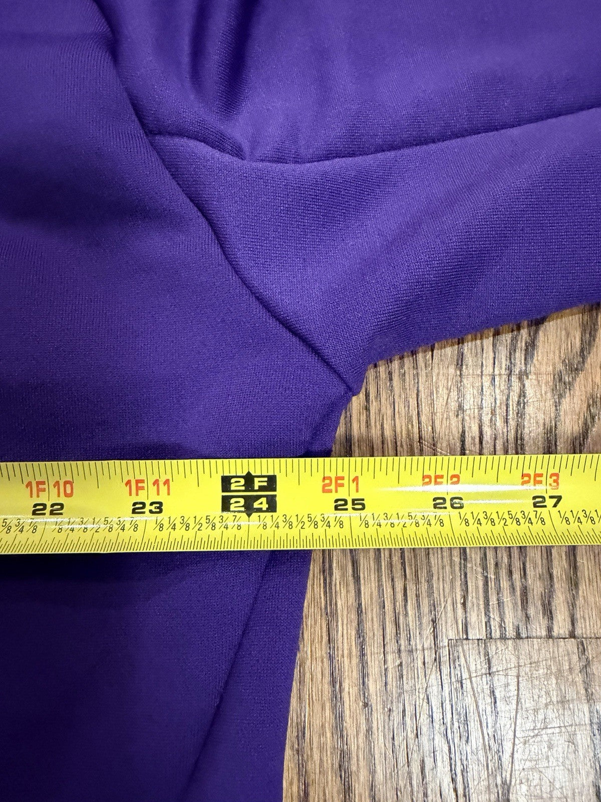 Washington Huskies Genuine Stuff 1/4 Zip Long Sleeve Pullover Men XL Purple