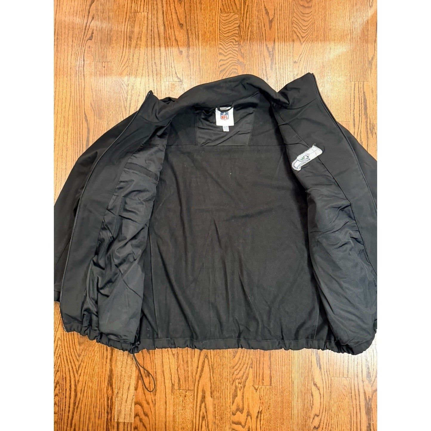 NFL Seattle Seahawks G-III Softshell Full Zip Jacket XXL Black Mens