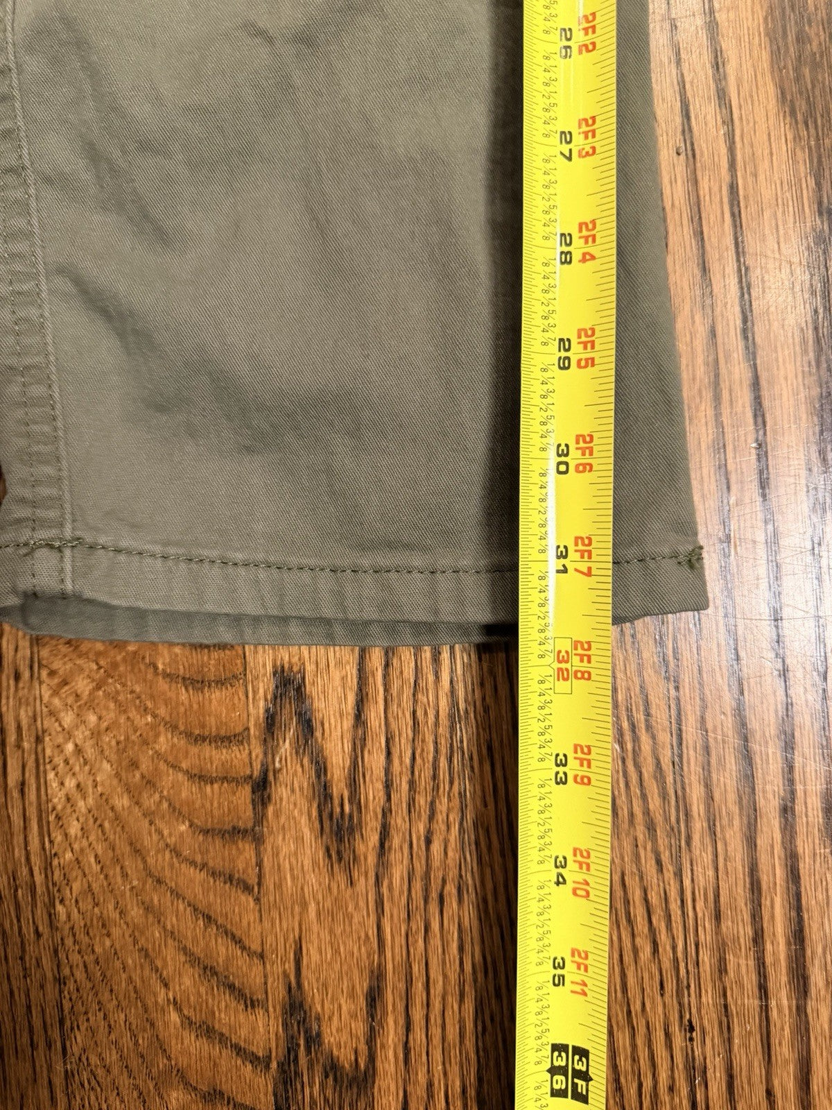 Wrangler Men's Stretch Taper Leg Regular Fit Cargo Pant Green 38x32