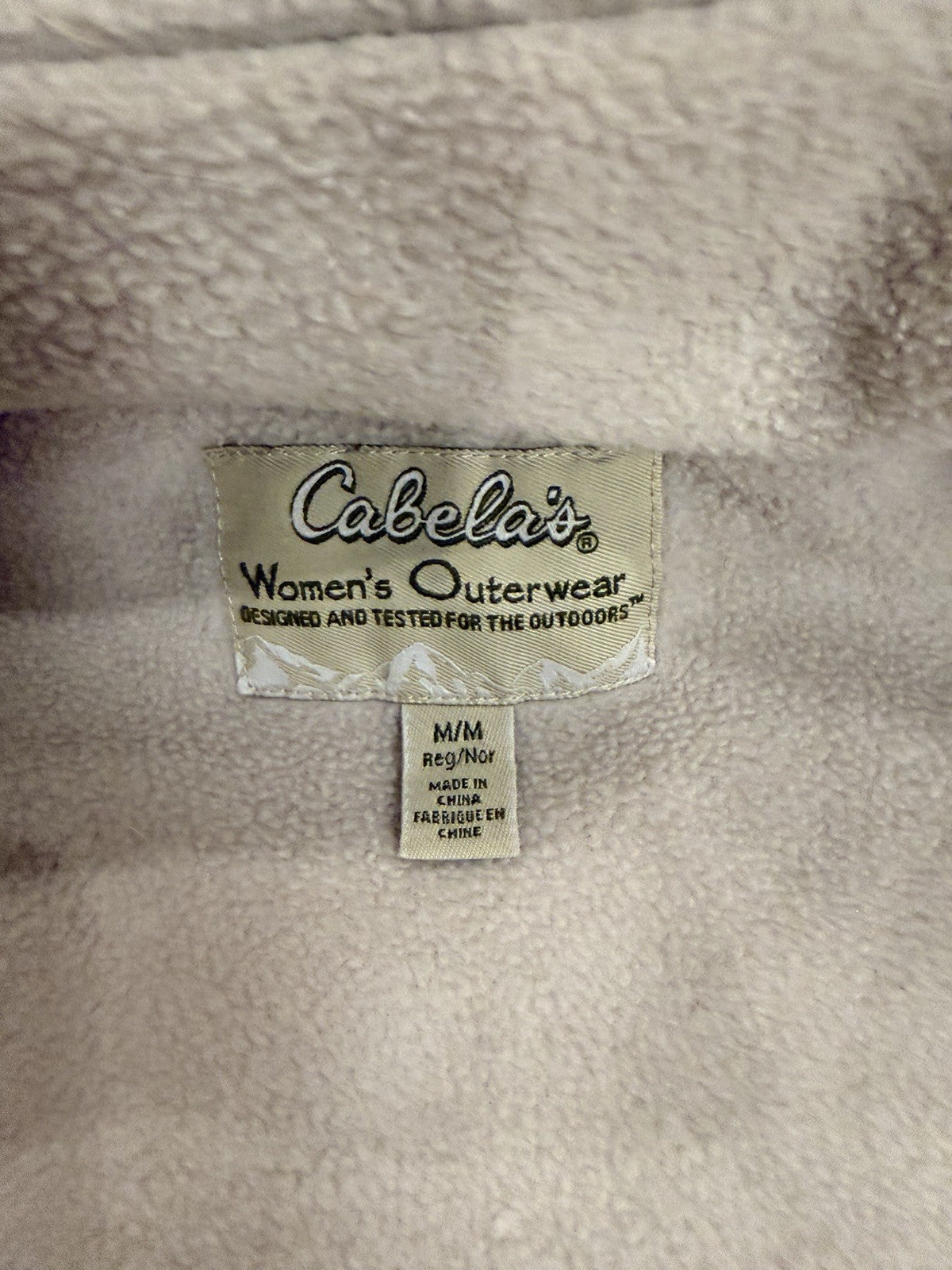Cabelas Jacket Womens Small Black Nylon Full Zip Pockets Fleece Lined Outdoor