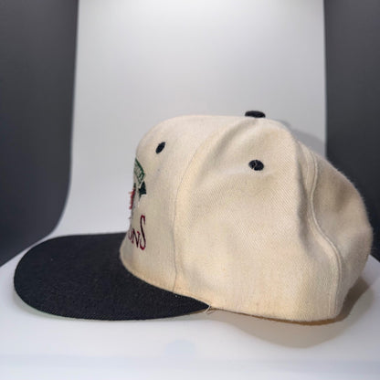 Seattle Sonics 1996 Western Conference Champions Vintage Snapback Hat Cream OS