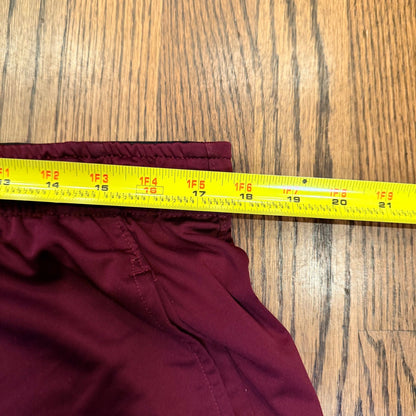 Nike Dri-FIT Athletic Basketball Shorts 728233-669 XXL Maroon Burgundy Men's