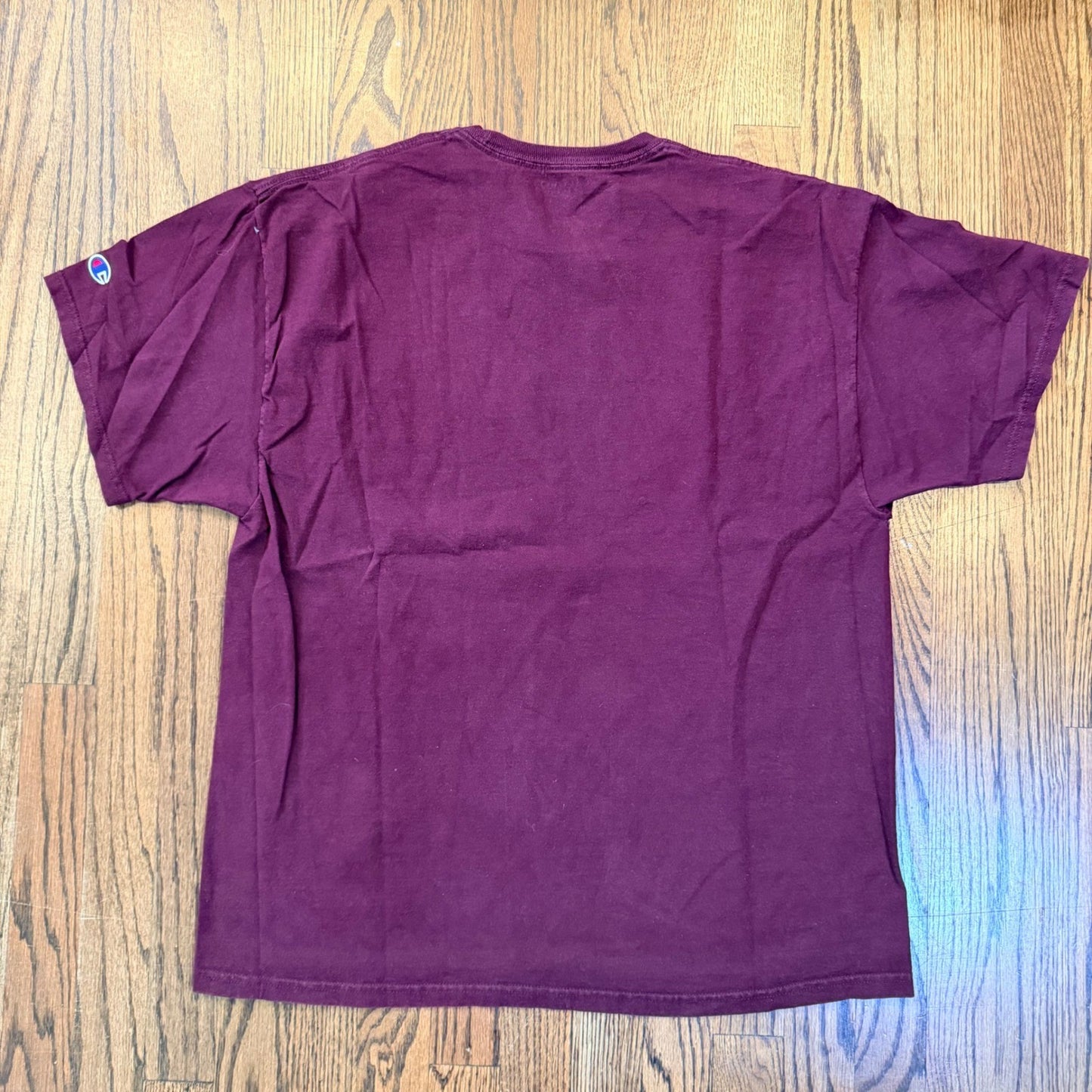 Champion Harvard University T-Shirt Graphic Logo XL Maroon Burgundy College