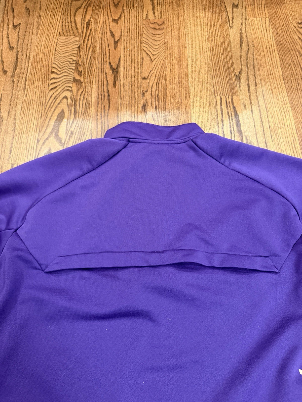Washington Huskies Genuine Stuff 1/4 Zip Long Sleeve Pullover Men XL Purple