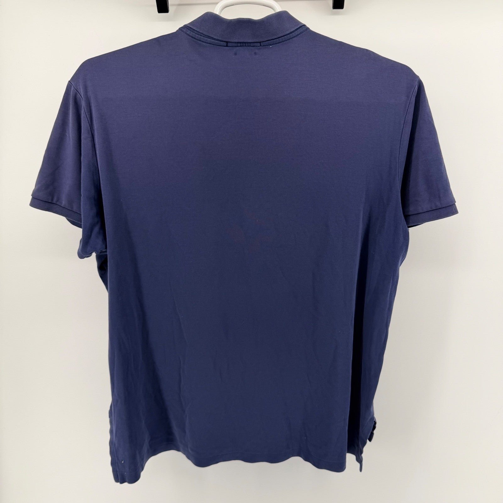 Polo Ralph Lauren Pima Soft Touch Polo Shirt Classic Fit XL Navy Blue Preppy