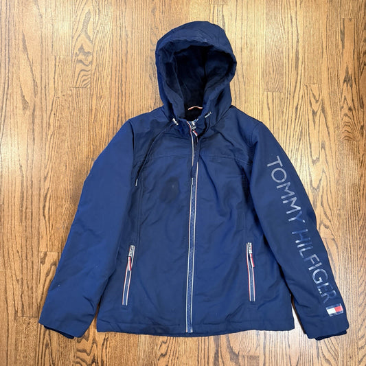 Tommy Hilfiger Women's Lined Soft Shell jacket, Navy Blue Women’s S/CH Warm