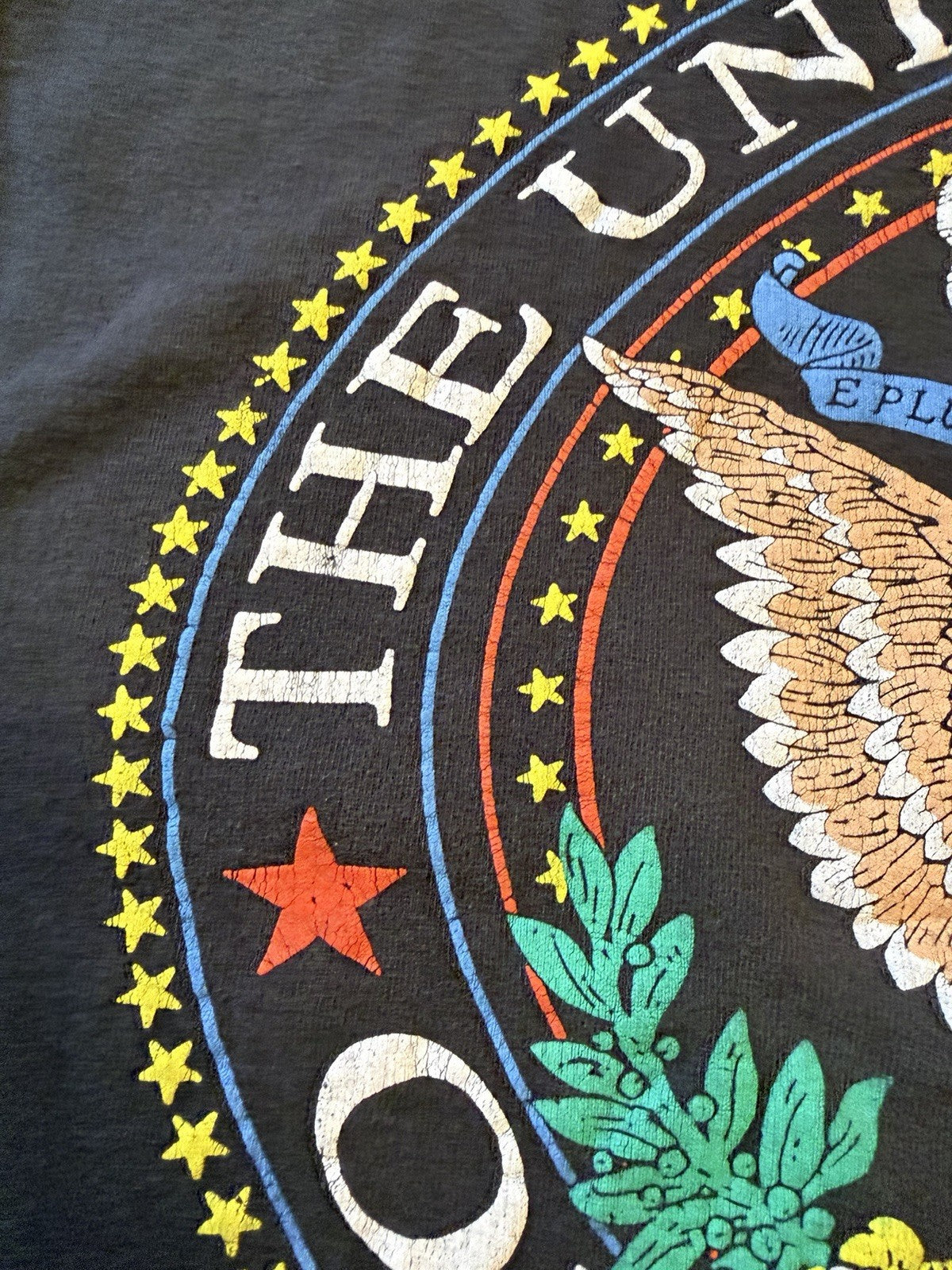 Vintage USA Seal Graphic Tee Single Stitch Made in USA XL 90s Bald Eagle Shirt
