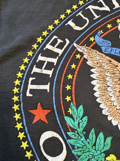 Vintage USA Seal Graphic Tee Single Stitch Made in USA XL 90s Bald Eagle Shirt