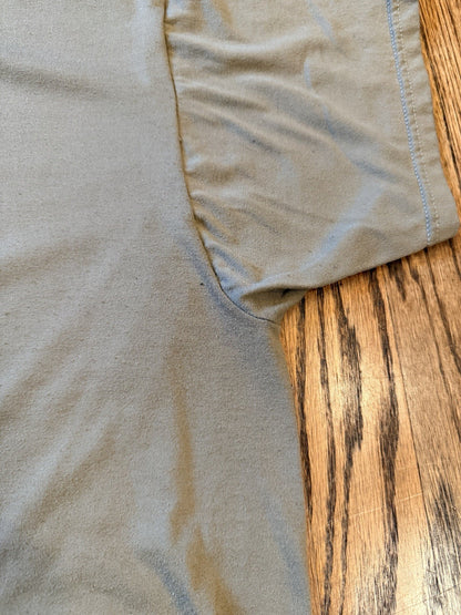 Military Issue Training T-Shirt Green Size Large Army PT Tee 23x28 USA MilSurp