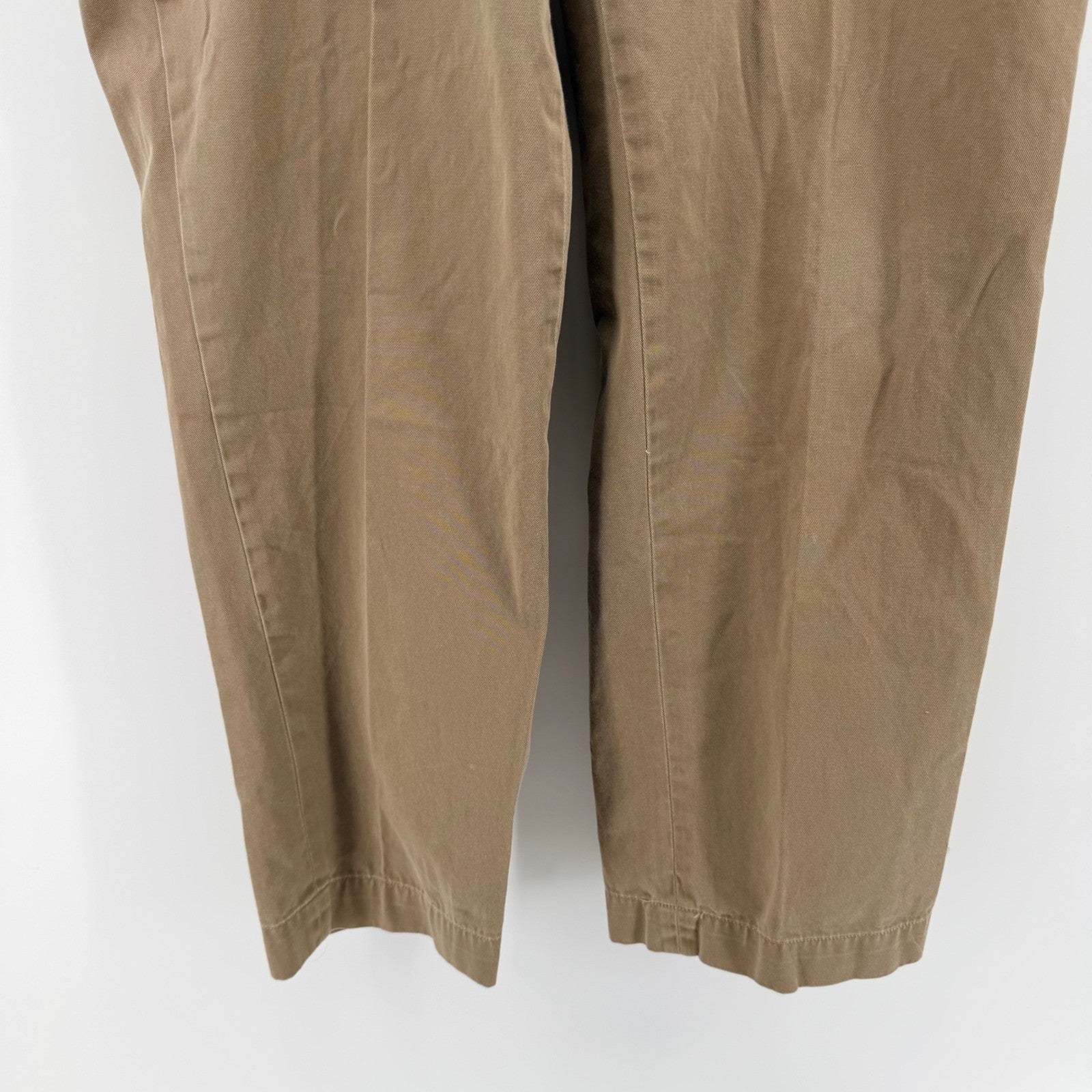 Polo Ralph Lauren Classic Fit Chino Pants Khaki Tan Cotton Twill 37x30 Mens