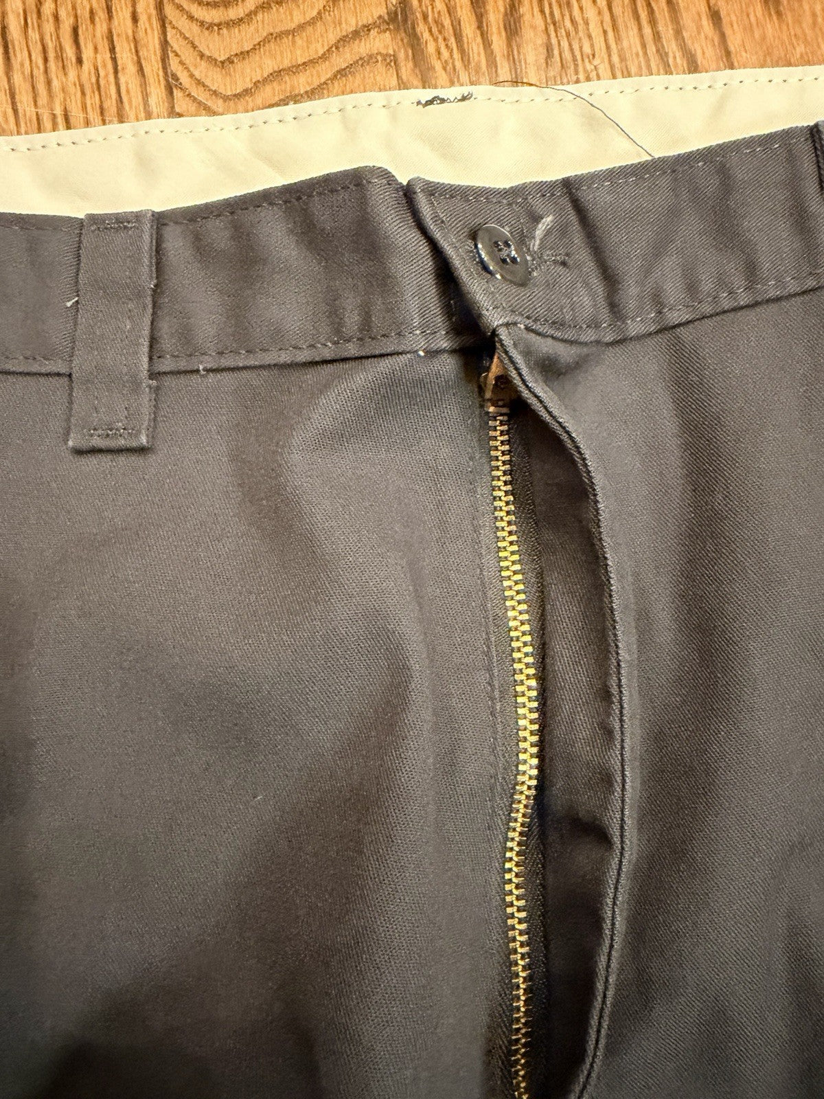 Dickies Flat Front Work Pants Men’s 38x30 Gray Durable Classic Fit