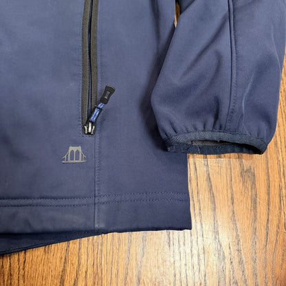 Hawke & Co Performance Softshell Hooded Fleece Lined Jacket XL Navy Blue
