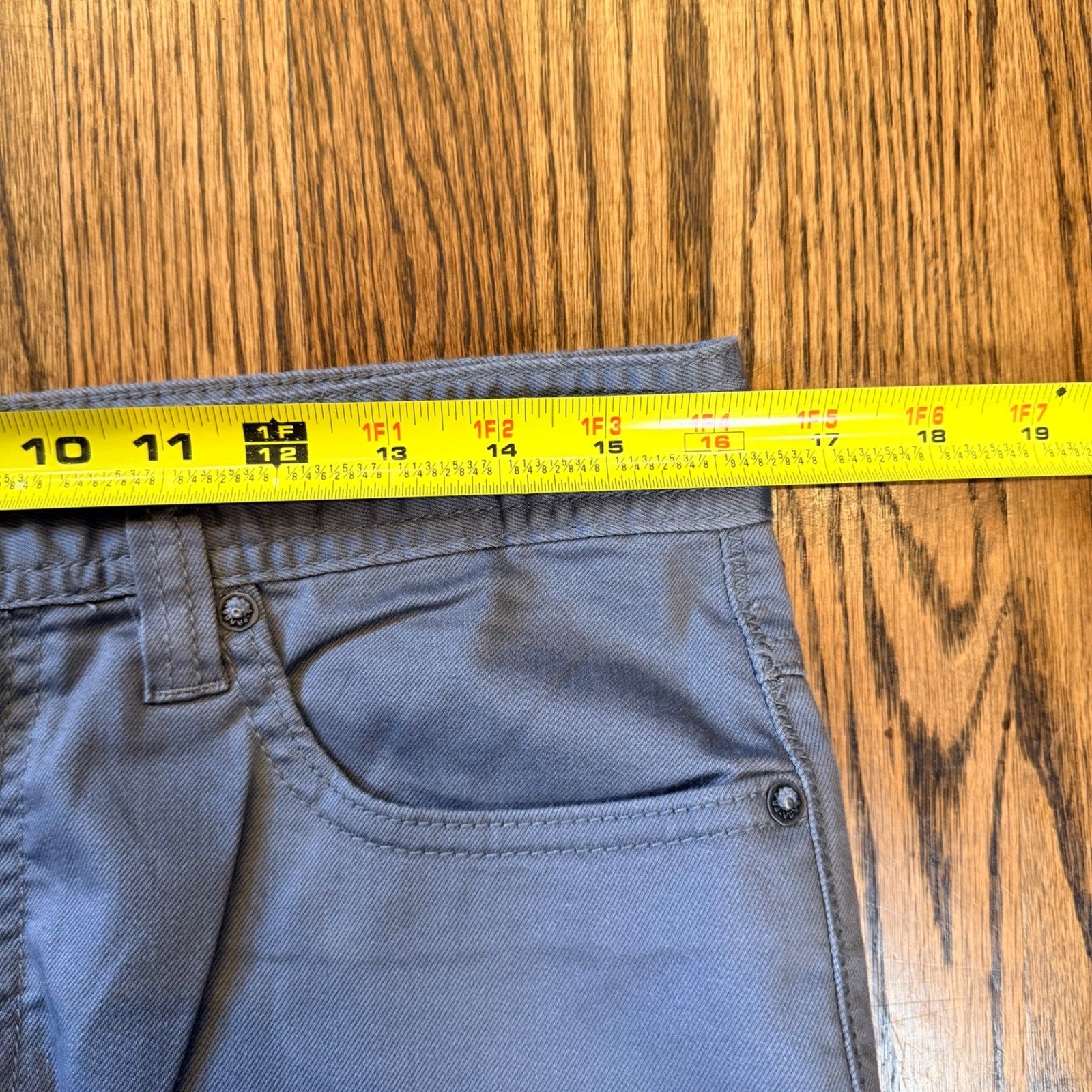 Prana Bridger Jean Slim Fit Organic Stretch Denim Pants 30x34 Gravel Grey NWT
