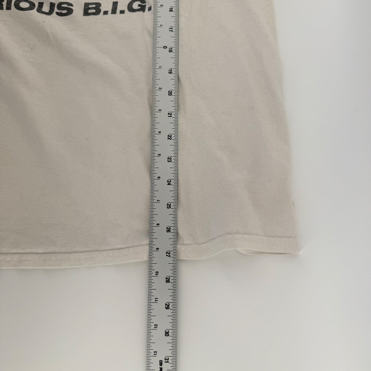 The Notorious B.I.G. Graphic T-Shirt Biggie Smalls Rap Tee Large Cream