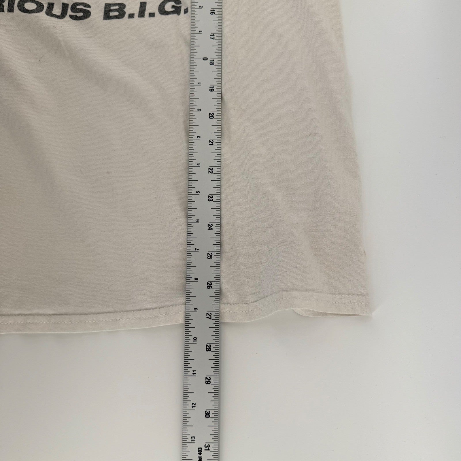 The Notorious B.I.G. Graphic T-Shirt Biggie Smalls Rap Tee Large Cream