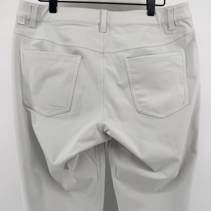 Lululemon Commission Pant Classic Fit 32 Grey Warpstreme Performance Golf Chino