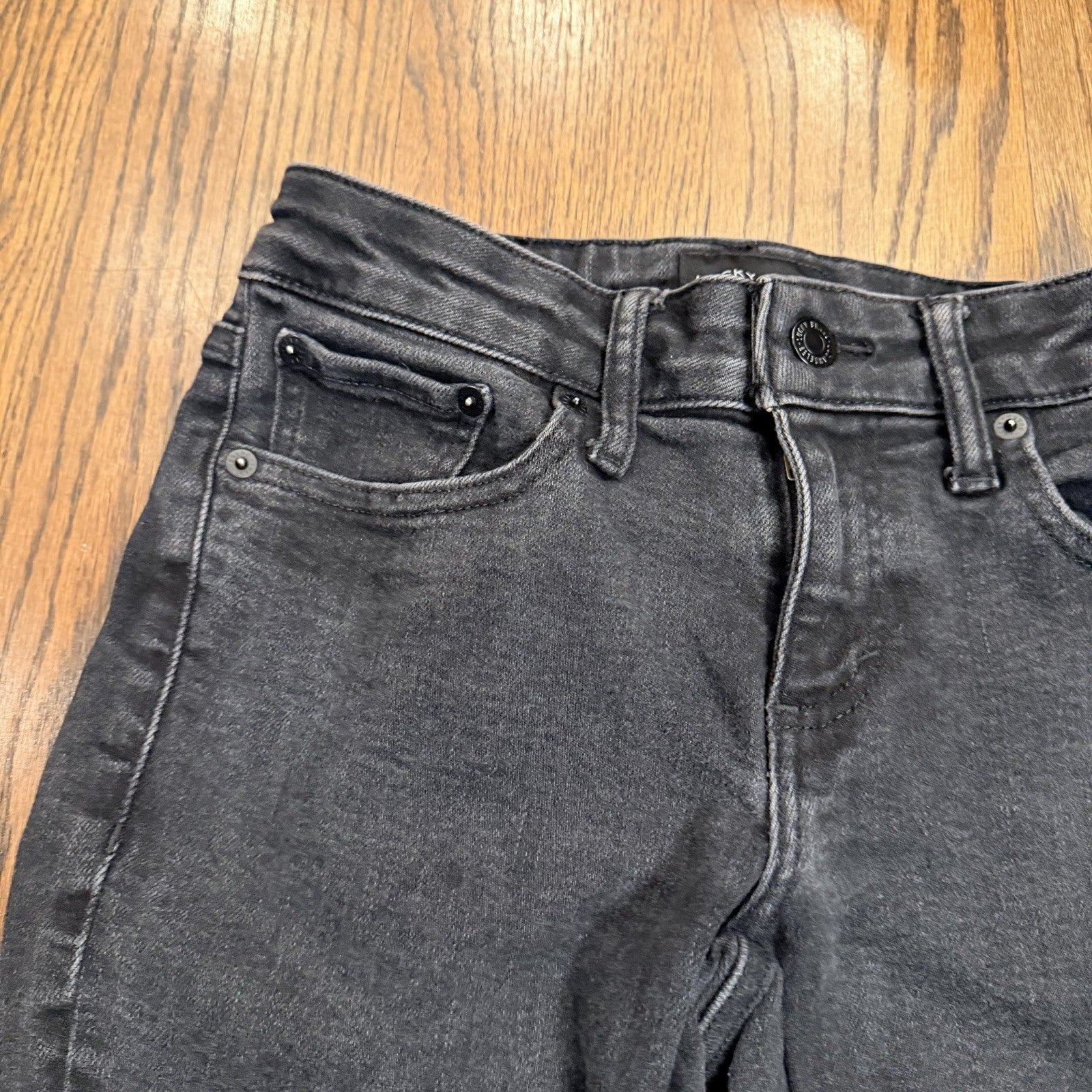 Lucky Brand Women's Lizzie Low-Rise Skinny Women’s Jeans - Clean Black 4/27L