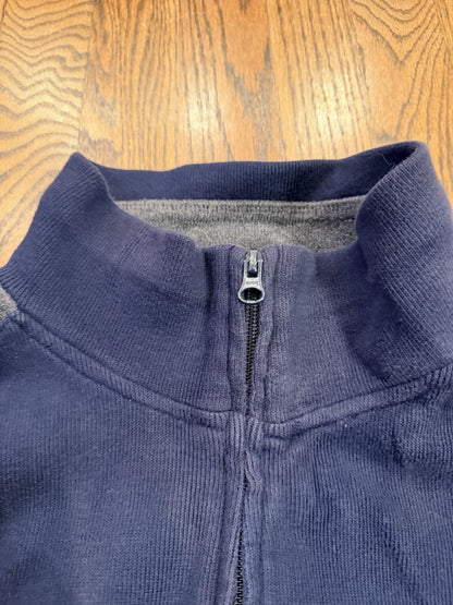 Nautica Competition Full Zip Jacket Navy Gray Size M