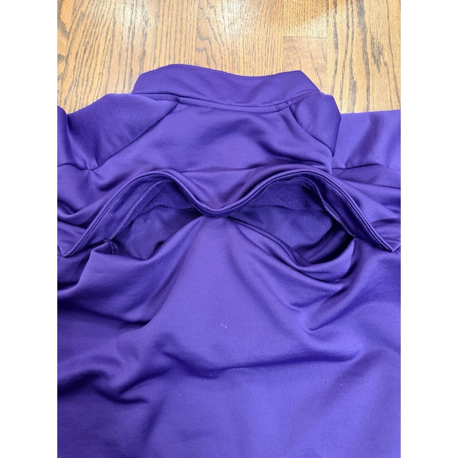 Genuine Stuff Washington Huskies Quarter Zip Pullover Jacket XL Purple NCAA