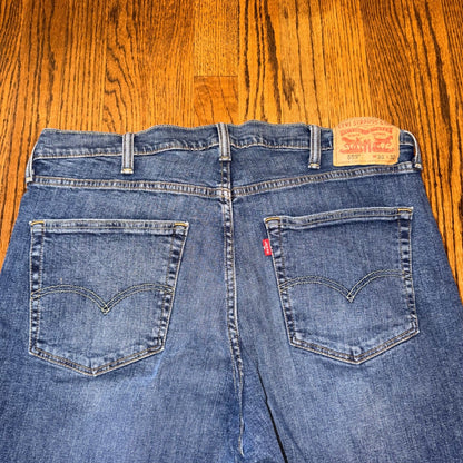 Levi's 559 Relaxed Straight Jeans Medium Wash Blue 38x32 Mens Denim Loose Baggy