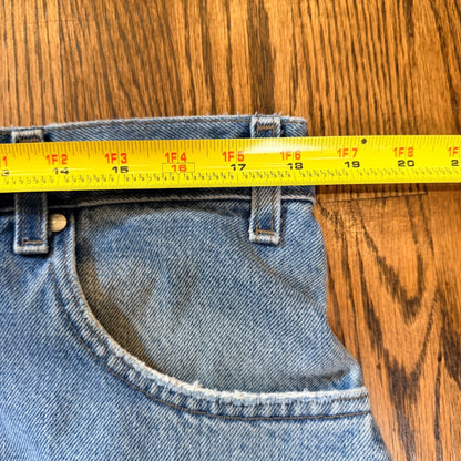 Levi SilverTab Straight Relaxed Jeans Vintage 1998 Made in USA 36x32 Light Wash