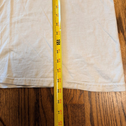 Gildan Don't Gamble With Safety Graphic T-Shirt XL White Short Sleeve