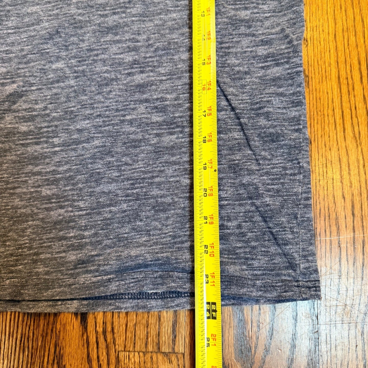 Hollister Space Dye Heathered Logo T-Shirt Blue Small S Boys Kids