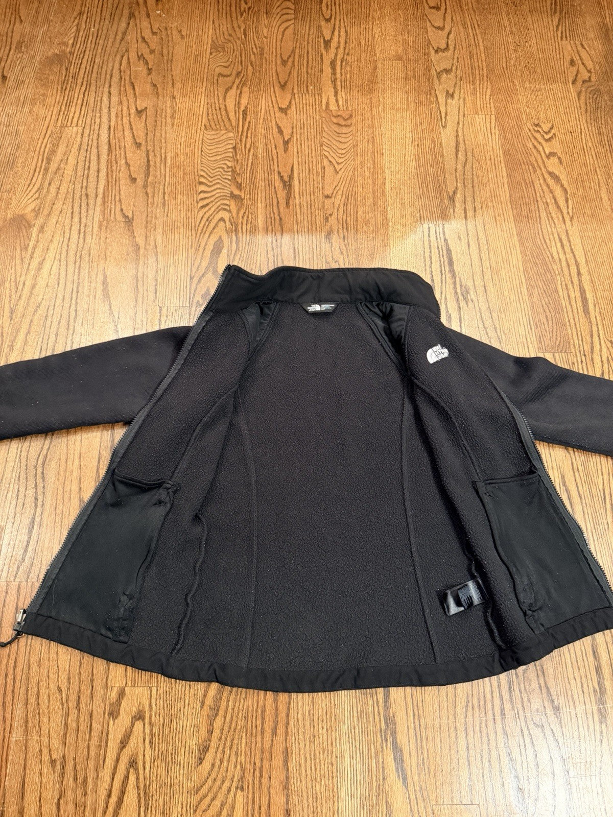 The North Face Jacket Womens S Black Full Zip Fleece