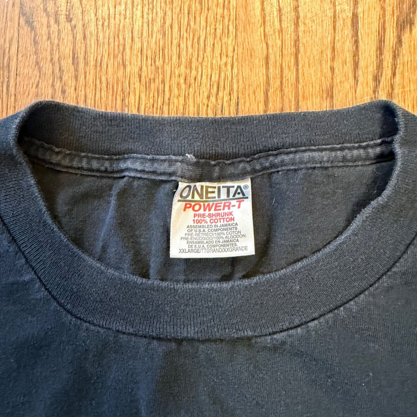 Oneita 24 Hour Church of Elvis Portland Vintage Graphic T-Shirt XXL Black