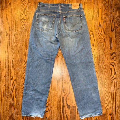 Levi's 550 Relaxed Fit Vintage 2004 Mens Jeans 38x34 Blue Denim Baggy Loose