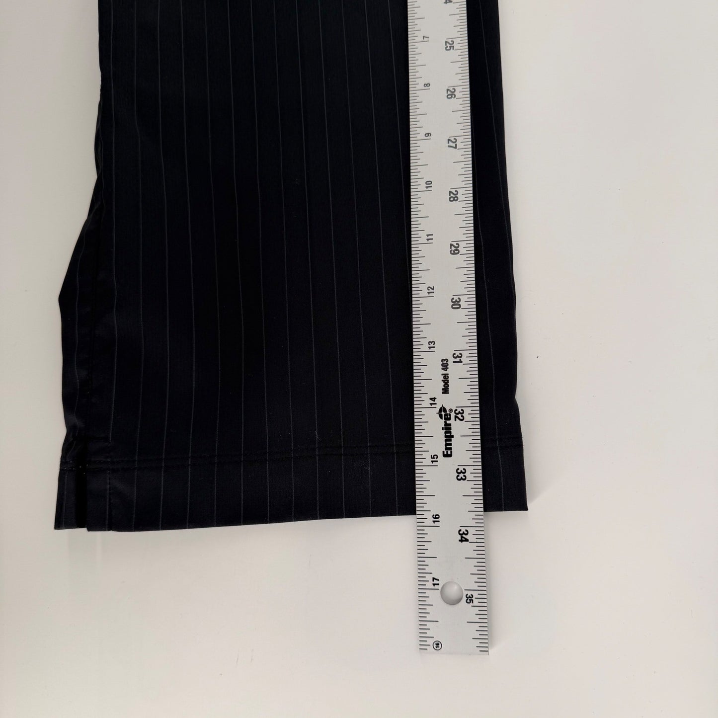 Nike Golf Tour Performance Dri-FIT Pinstripe Pants 34x32 Black Mens
