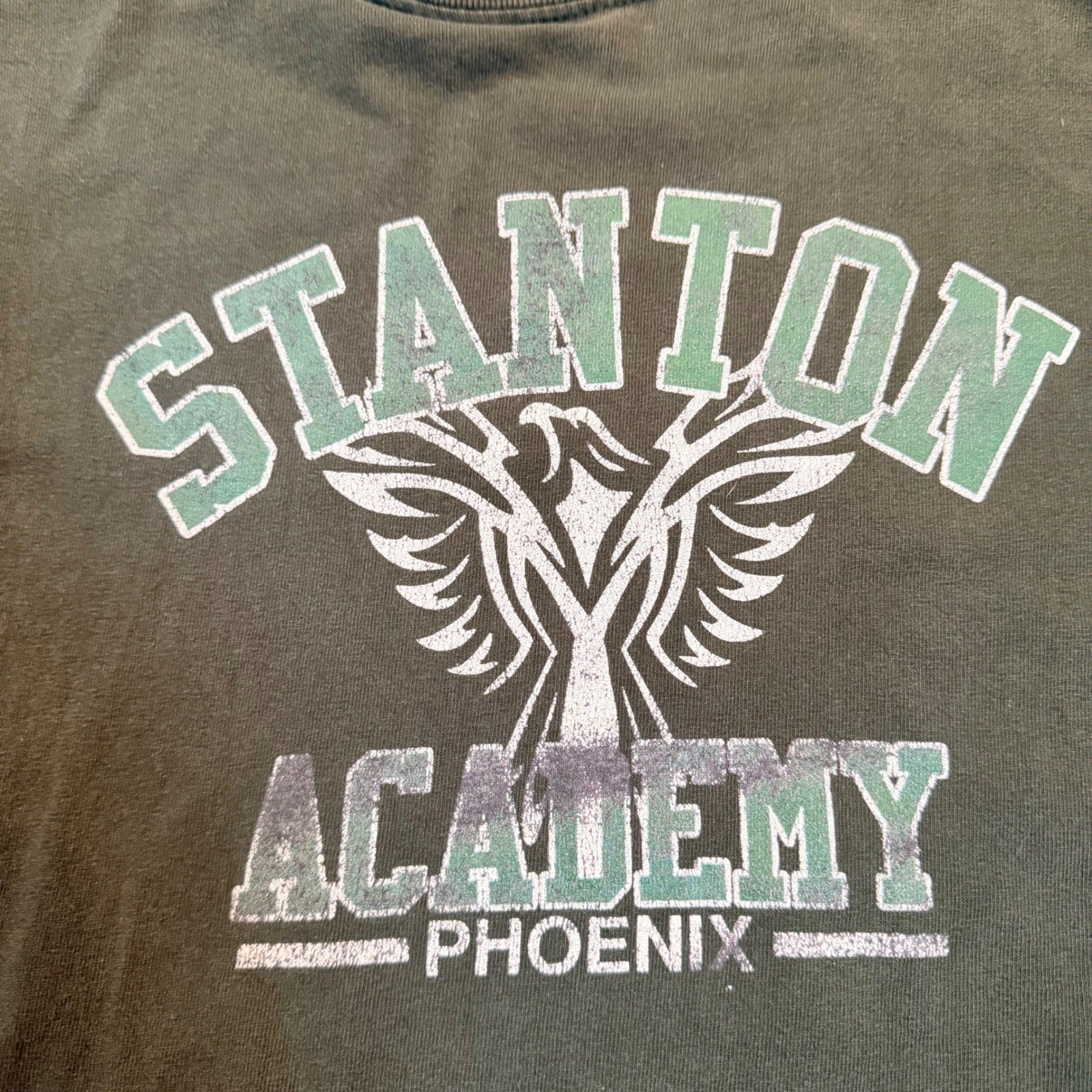 Comfort Colors Stanton Academy Phoenix Graphic T-Shirt Medium Green