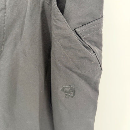 Mountain Hardwear Mens Technical Hiking Cargo Pants Softshell Black 34 Short