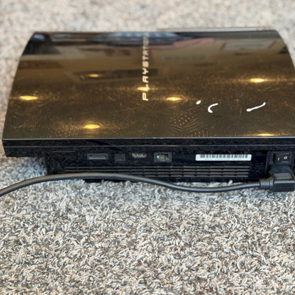 Sony PlayStation 3 CECHK01 Console Parts Repair Only Piano Black