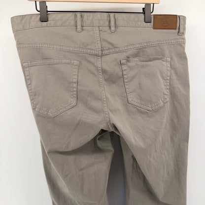 Peter Millar Crown 5-Pocket Pants Straight Leg Chino Golf Trousers 38 Grey Prep
