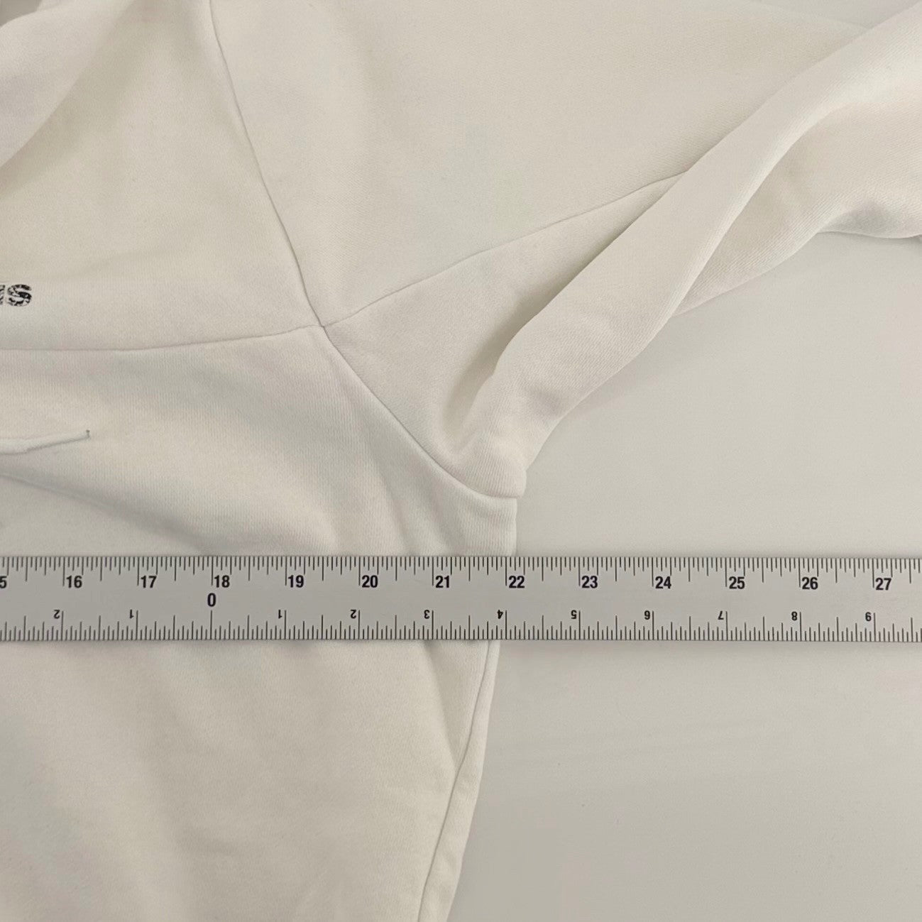 Adidas Essentials Fleece Hoodie HU1522 Graphic Logo Pullover Mens L White