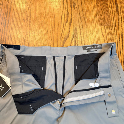 RLX Ralph Lauren Tailored Fit Golf Shorts Performance Wicking 36 Gray
