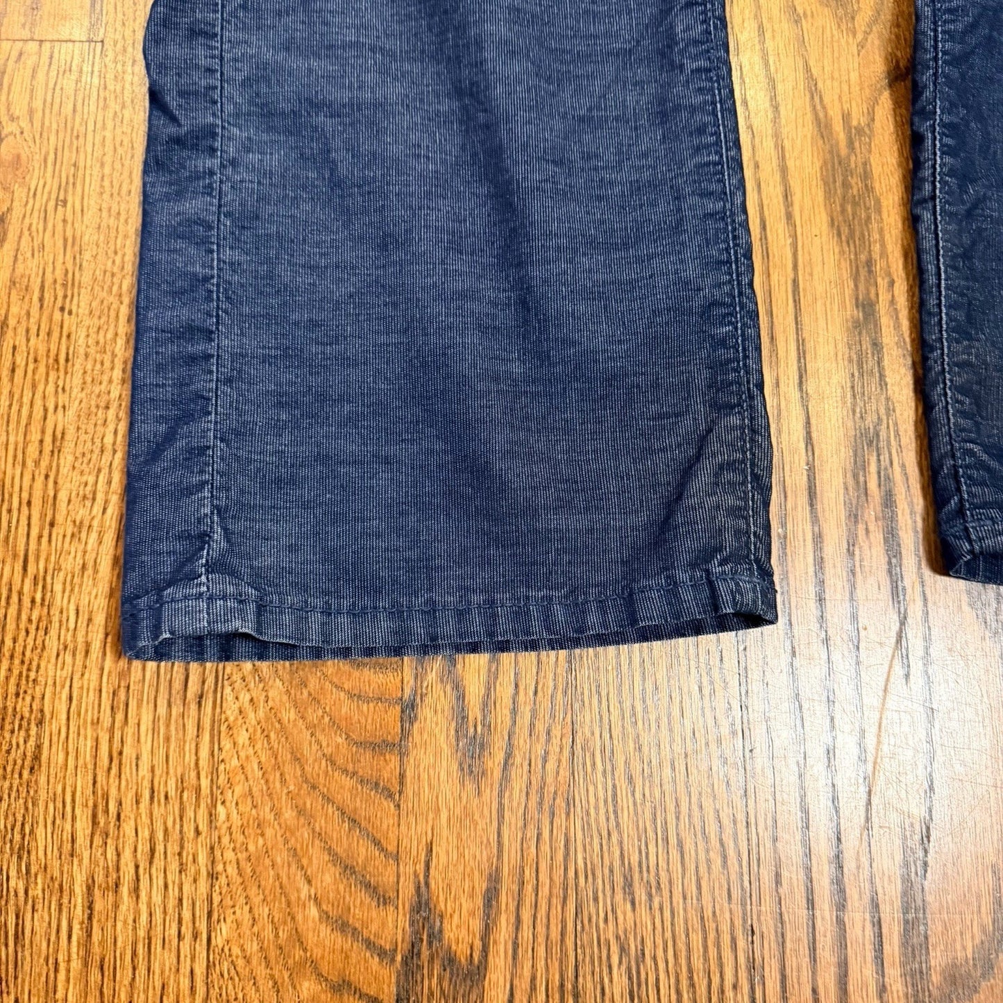 True Religion Ricky Relaxed Straight Cord Pants 36 Blue Horseshoe Flap Pocket