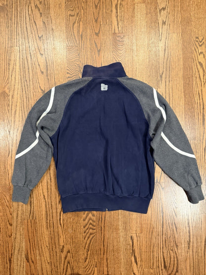 Nautica Competition Full Zip Jacket Navy Gray Size M